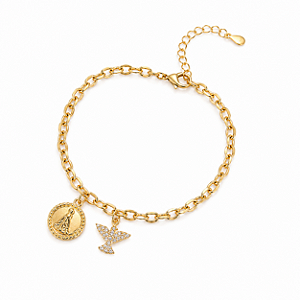Pulseira Nossa Senhora Aparecida e Espírito Santo
