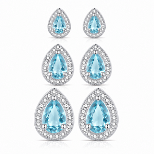 Trio gota cravejada acqua
