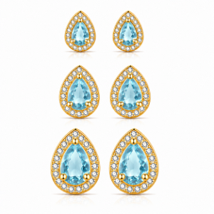 Trio gota cravejada acqua