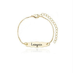 Pulseira personalizada de nome