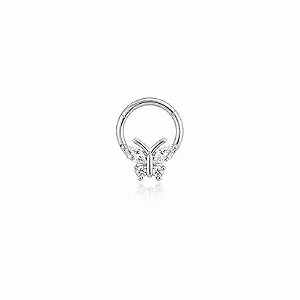 Piercing argola de borboleta