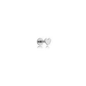 Piercing coração liso