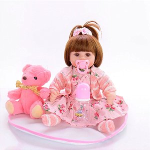 Boneca Bebe Reborn Menina Fofinha - Bebes Reborn e Brinquedos