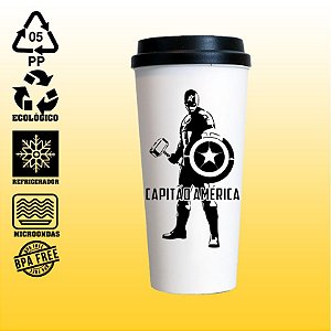 Copo Eco Bucks - Marvel - The Avengers - Capitão América - Avengers