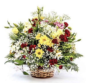 Cesta de Flores Campestres