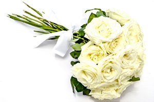 Buquê de Rosas Brancas - 12, 24 ou 36 unidades