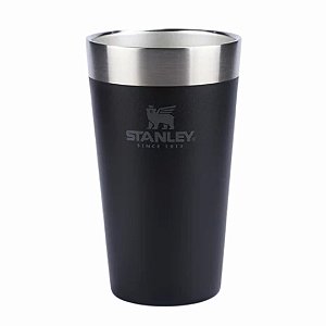 Copo Térmico de Cerveja Stanley Matte Black | 473ML