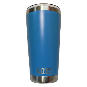 Copo Térmico Life Azul Claro Com Tampa | 591ML