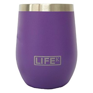 Copo Térmico Life Lilás Com Tampa | 354ML