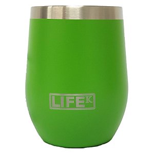 Copo Térmico Life Verde Limão Com Tampa | 354ML