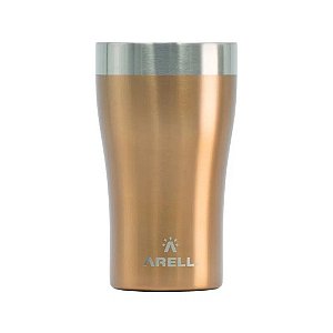 Copo Térmico Arell Inox a Vácuo Metallic Gold | 500ML