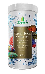 Ração Para Peixes Poytara Ciclídeos Onívoros 385g