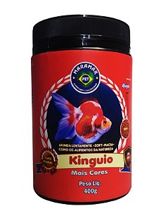 Ração Kinguio Soft Mais Cores 400 Gramas (Bits 1,5 mm)