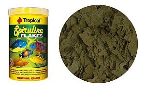 Ração Tropical Spirulina Flakes 50 Gramas