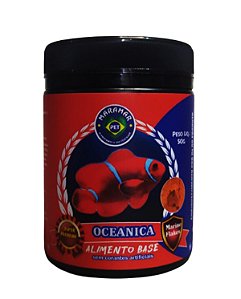 Ração Maramar Oceanica Marine Flakes 50 G Peixe Marinhos