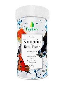 Ração Para Peixes Poytara Kinguio Bem Estar 120 Gramas