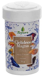 Ração p/peixes Poytara Ciclídios Magna 35 Gramas