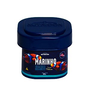 Ração P/Peixe Marinho Nutricon Soft Nano 20 gramas