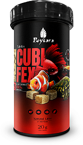 Ração Poytara Natural Line Cubifex Tubifex 20g Peixe Aquario