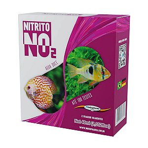 Teste de Nitrito Aquário Água Doce 100 testes Induspharma