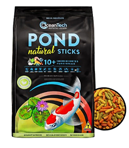 Ração Pond Sticks Natural 6kg Lagos Ornamentais Carpas Koi