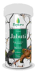 Ração Jabuti Poytara Nutrição Completa P/quelônios 75 Gramas