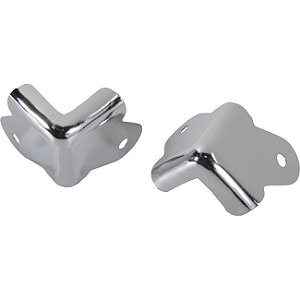 CANTONEIRA METÁLICA CROMADA