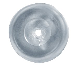 PÉ PEQUENO PVC COM ARRUELA PARA CAIXA ACÚSTICA 100 peças