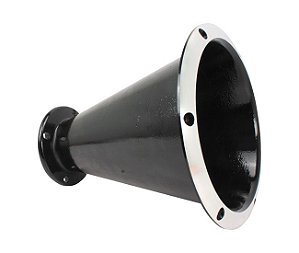 CORNETA ALUMÍNIO TRIO JARRÃO - PRETA POLIDA