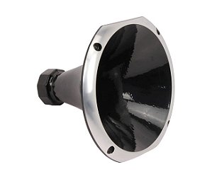 CORNETA ALUMÍNIO 14.50 PRETA E POLIDA ROSCA