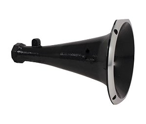 CORNETA ALUMÍNIO 14.25 PRETA E POLIDA ROSCA