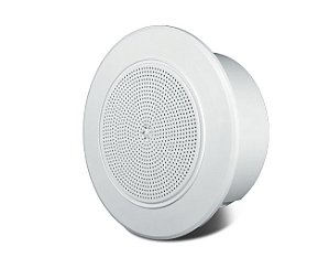 ARANDELA 6" REDONDA C/ AF COAXIAL BRANCO