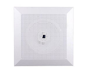 ARANDELA 6" QUADRADA C/ AF COAXIAL BRANCO