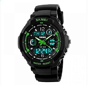 Relógio Skmei 0931 Anadigi S Shock Original Prova D' Água