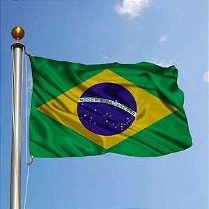 Bandeira Do Brasil Dupla Face Sublimada 0,70x1,0m
