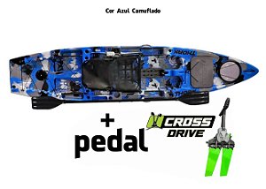 Caiaque Milha Náutica Thork Com Pedal Cross Drive