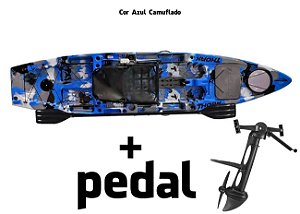 Caiaque Pesca com Suporte Pedal Hook Power Drive Milha Náutica