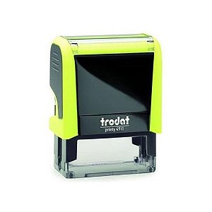 Carimbo Trodat 4911 P4 - Amarelo Neon