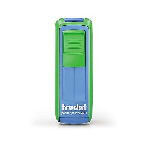 Carimbo de Bolso Trodat Pocket 9511 Verde Maçã