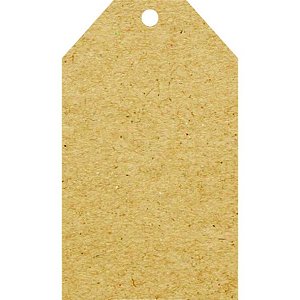 Tags Kraft 240g - Chanfrada - Sem Impressão