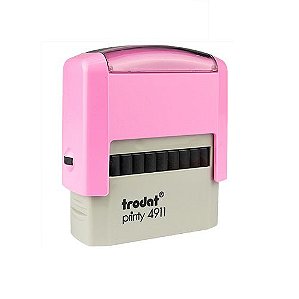 Carimbo Trodat 4911 P2 - ROSA PASTEL