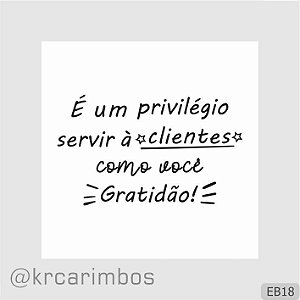 Carimbo É um privilégio