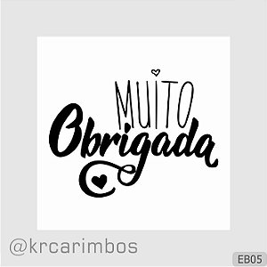 Carimbo Muito Obrigada
