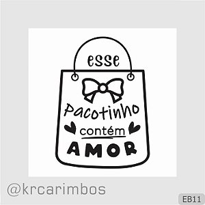 Carimbo Pacotinho de Amor
