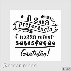 Carimbo Gratidão