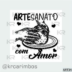 Carimbo Artesanato com Amor