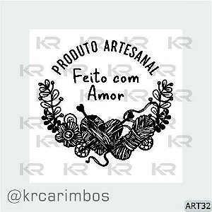 Carimbo Produto Artesanal feito com Amor
