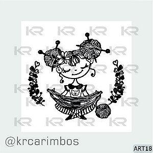 Carimbo Bonequinha Arteira