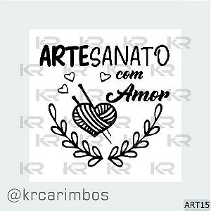 Carimbo Artesanato com Amor