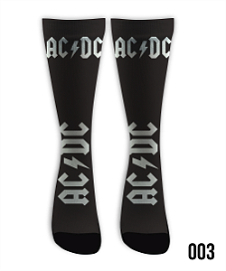 Meia Cano Alto - ACDC Tradicional